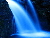 Wasserfall blau •